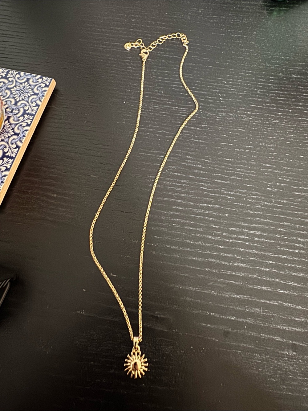 Old Navy Gold Sunburst Pendant Necklace - Women Jewelry